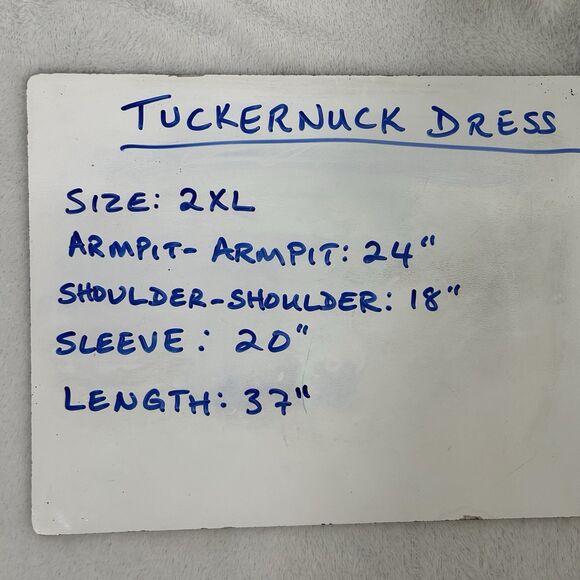 Tuckernuck Bonnie Blossom Megan Mini Floral Shift Dress 2XL Blue Summer Casual - Picture 14 of 14